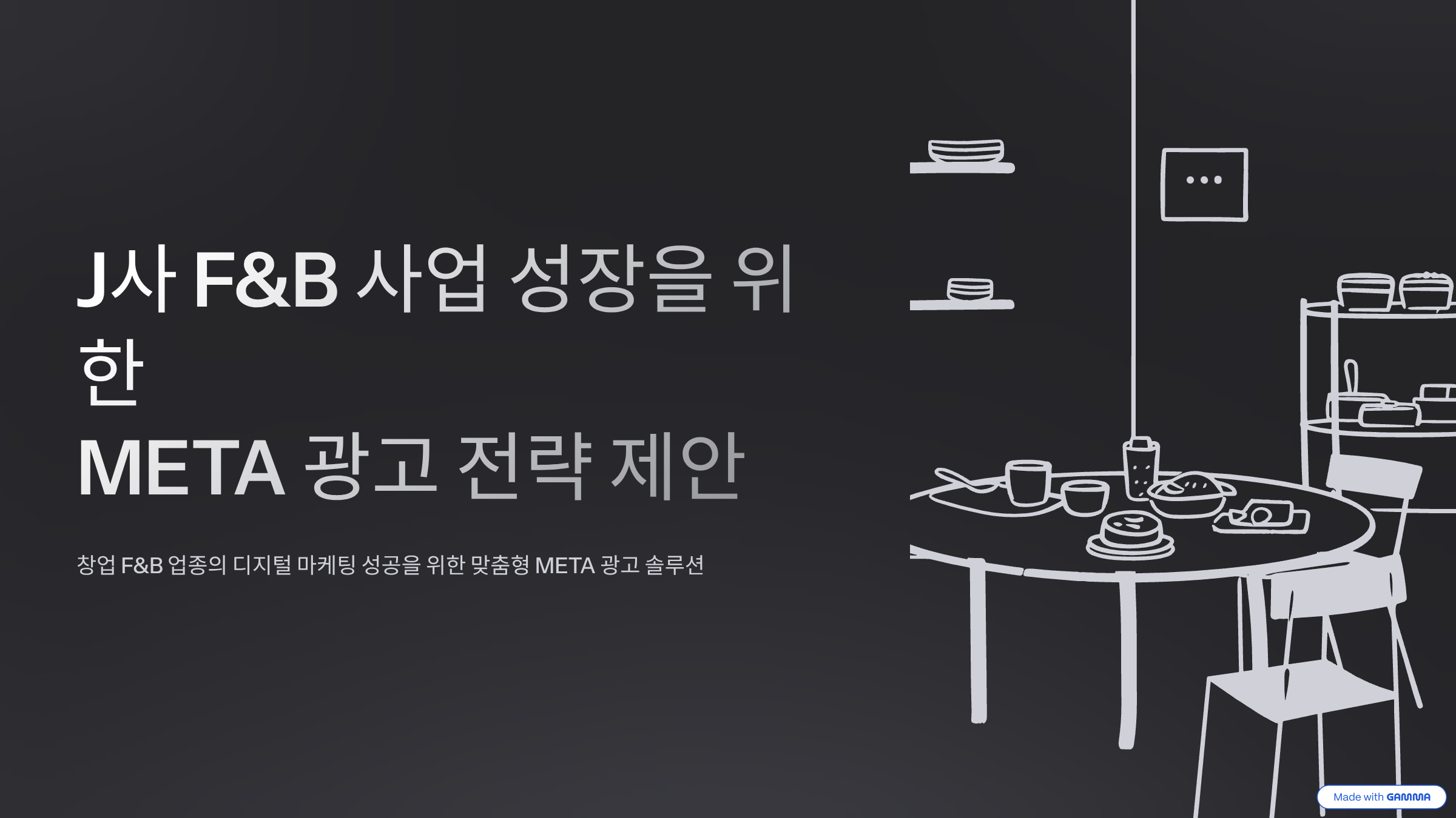 J사 META 광고 전략 제안