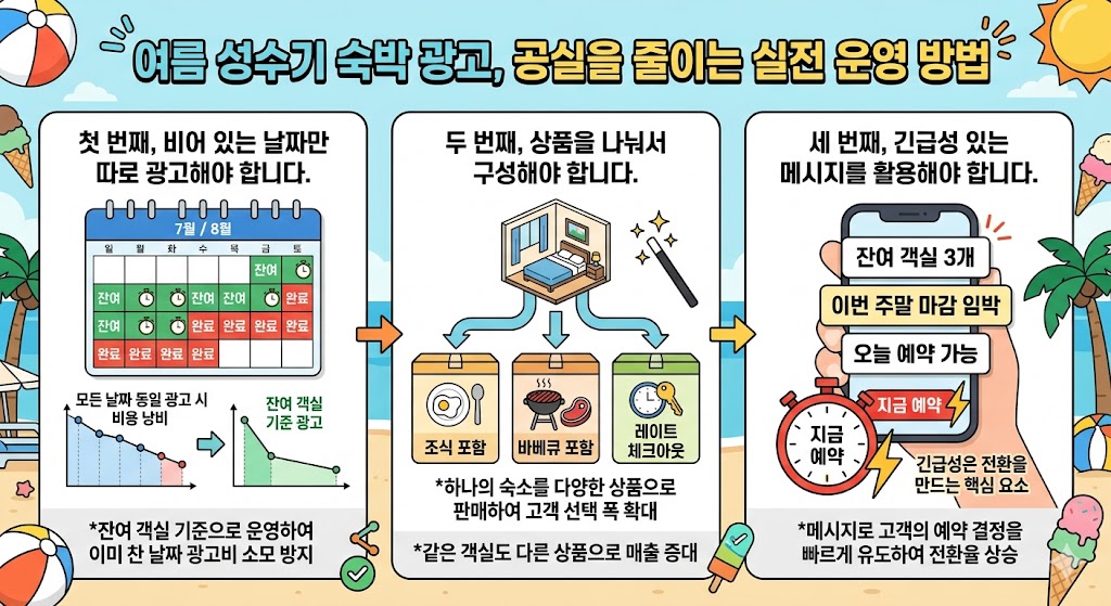 여름 성수기 숙박 광고, 여행 광고 4..jpg