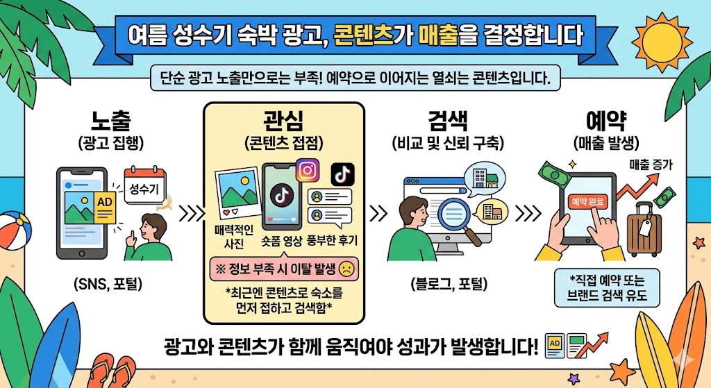 여름 성수기 숙박 광고, 여행 광고 5..jpg