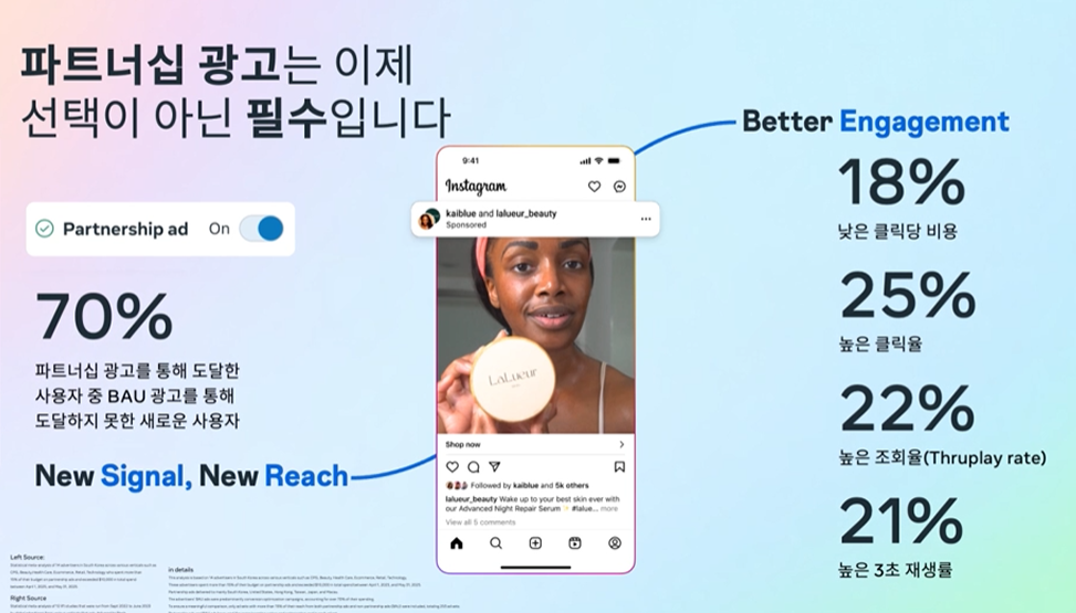 메타 파트너십 광고 이미지 1